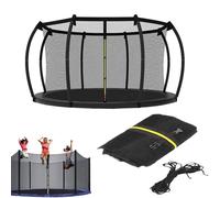Générique Trampoline Replacement Net - Safety Enclosure for Straight Pole Trampolines | Protective Jumping Surround Fence | Perfect for Backyard, Garden, Patio, Yard, Kids, Pets, Safety First