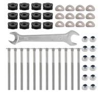 Générique Trampoline Screws - 12X Stabilization Parts Anti-Falling Tools