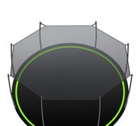 Générique Trampoline Tent Cover - Sun Protection Mesh Trampoline Sun Shade Cover, Round Sunshade Accessories Replacement Part for Garden, Spring & Winter