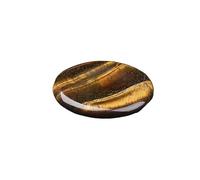 Générique Tranche de cristal de pierre de pouce en améthyste naturelle et en jade for le massage et le soulagement du stress(Tiger eye stone)