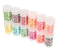 Générique Tranches de Fruits 12 Boîtes pour Nail Art DIY en Pâte Polymère Facile à Appliquer, Décoration pour Ongles et Téléphones la Maison
