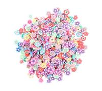 Générique Tranches de Pâte Polymère Accessoire de Manucure Professionnel 1000 Pièces Forme Fleur de Prunier Décoration D'ongles DIY, Design Mignon et Embellissement pour Nail Art