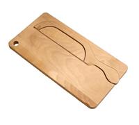 Générique Trancheur à Manuel,Gadget de Planche à Découper Ergonomique - Découpe-en Acier Inoxydable,pour Cuisine Maison, Boulangers, Stockage Alimentaire, Usage Commercial