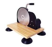 Générique Trancheuse à Coupe Manuel Machine à Trancher Ustensile de Découpe avec Une Épaisseur Réglable Par Manivelle Approprié pour La Cuisine Domes, Noir Régulier