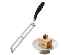 Générique Trancheuse À Maison - Scie À Dentelée Et Cutter,Trancheuse À Pâte Uniforme | Pour Toasts, s, Sandwiches, Bagels, Gâteaux, Pâte, Maison, Cuisine, Pâtisserie, Restaurant
