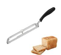 Générique Trancheuse à réglable - Trancheuse à bagel dentelée, coupe- dentelé, trancheuses à bagel pour pâte, gâteau, grillé, sandwich, maison, appartement, cuisine, restaurant de pâtisseri