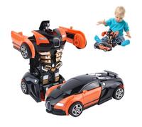 Générique Transform Robot Car Toys - 2 in 1 Deformation Toy Car Action Figure | Pull Back Robot Çar for Boys and Girls, Convertible Ŕobot Vehicle Toy for Kids Gift