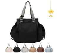 Générique Transformable Cradle Bag, Large Capacity Versatile Travel Tote Bag & Backpack & Car Seat Cover, Multi-Function Travel Organizer for Women (Black)