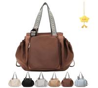 Générique Transformable Cradle Bag, Large Capacity Versatile Travel Tote Bag & Backpack & Car Seat Cover, Multi-Function Travel Organizer for Women (Brown)
