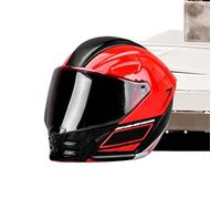 Générique Transformierbare Actionfigur - Helm Statue Fuer Kinder, Bewegliche Mini Motorradfahrer Sammlerstueck | Realistische Faltbare Spielfigur Sammelspielzeug, Zinklegierung Roboter Fuer Dekorat