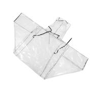 Générique Transparent Electric Bike Cover | Mobile Scooter Cover with Mirror Shade - Windproof Waterproof Folding for Adults Men Daily Travel Commuting Riding Outdoor Winter