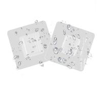 Générique Transparent Hooks - PVC 5.51x2.36in | Durable Hanging Hole-Free Seamless Buckle Hooks | Easy To Install Wall Hanger Transparent Suction Cup Hook For Bathroom Kitchen