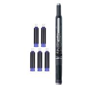 Générique Transparent Retractable Fountain Pen Set, 0.38mm Fine Nib Ink Pen for Drawing, Writing, Journaling, Note Taking, Office Desk Supplies, Art Sketching, School Stationery Gift