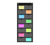 Générique Transparent Vertical Pocket - Durable Wall Mount, Multi Purpose Signage Solution, Convenient Stationery Rack | Neat Networking Resource Center, For Retail, Reception, Counter, Lobby