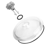 Générique Trap Lid, Filter Cover, Leaf Catcher, PVC Rubber Build, Valve Ring Kit, Model-Specific Fit for Sand Filters, Pool Pump Housing, Water Cleaning System, Outdoor Pool, Maintenance Use