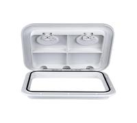 Générique Trappe D'Accès Bateau - 27x60cm Couvercle De Trappe Rectangulaire, Joint Étanche | Accessoires Marines De Protection pour Yacht Bateau Plus Kayak Et Rangement