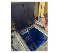 Générique Trappe d'accès de Toit en Acier Robuste - Porte d'entrée verrouillable et résistante aux intempéries pour Toit Plat | Couvercle d'inspection et de tête de puits Les | Dimensions sur Mes