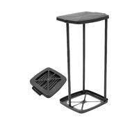Générique Trash Bag Holder - ABS, 11.42x13.39x27.17 inches, Retractable Stand with Lid | Outdoor Leaves Bag Stand for Garden Waste, Camping, RV, Picnic, Backyard, Home Cleanup
