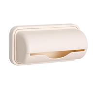 Générique Trash Bag Holder Dispenser, Wall Mounted Garbage Pouch Storage Box for Under Sink Use, Space Saving Organizer Easy Access in Kitchen, Bathroom, and Small Spaces 5.91x2.56 Inches