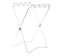 Générique Trash Bag Holder, Foldable Trashcan Rack, 22.05x12.6 Inches Portable Size Adjustable Stand, Sturdy Iron Material Design, Garbage Bags Stands for Yard, Weeding, Balcony, Camping