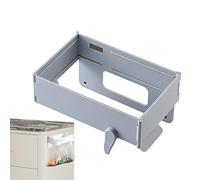 Générique trash bag holder - foldable waste bin | Abs Material with Adhesive Buckle, Magnetic Closure, Foldable Waste Bag Hanger for Cabinets, Restaurant, Dorm, Apartment, Bathroom and Kitchen