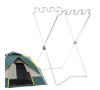 Générique Trash Bag Holder, Folding Garbage Frame, Waste Organizer Rack, Lightweight Stand, Portable Bin for Kitchen Weeding Lawn Camping Balcony Cooking Use, 22.05x12.6 inches