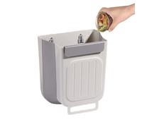 Générique Trash Can - Under Sink Bin, Foldable Garbage Holder, Under Hanging Bins, Space Saving Trash Container, Versatile Storage Solution, Home Organization Essential, Cabinet Door Mountable