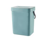Générique Trash Can with Lid - Large Capacity Garbage Can | Wall Mounted Waste Bin, Reusable Hanging Garbage Holder, Kitchen Waste Container, Modern Mountable Trash Bin for Counter Top & Under Sink