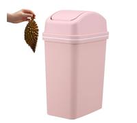 Générique Trash Cans With Lids 10.63x6.97x16.14 Inches | 10L Trash Bin Tall Garbage Can | Thickened Kitchen Waste Basket, Leak-Proof Bathroom Garbage Bin, Bedroom