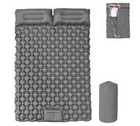 Générique Travel Air Mattress, Waterproof Inflatable Camping Sleeping Pad, Backpacking with Foldable Design, Effortless Inflation, for Hiking, Backpacking, Fishing (Gray)