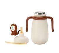 Générique Travel Bottle, Toddler Insulated 300ml Stainless Steel Water and Milk Bottle, Leak-Proof Small Drinking Spout Design, Portable Nursery for Picnic, Outdoor, School, Home, Easy Carry, Durable