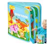 Générique Travel Busy Toy, Farm Activity Book, 9.2x7.2 inches Kids Quiet Game, Interactive Early Education Board for Preschool Girls Boys in Cradle Bedroom Or Home During Trips and Travel