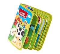 Générique Travel Busy Toy, Farm Activity Book, Educational Quiet Game, Soft Interactive Board, Hands-on Learning Inspired Learning for Preschool Girl Boy Home Cradle Bedroom Trips Material Felt
