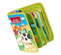 Générique Travel Busy Toy, Quiet Farm Activity Book, Adorable Compact Farm Books, Early Education Preschool Game, Interactive Learning Board for Home Cradle Travels, Kids, Girls Boys