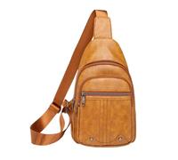 Générique Travel Chest Bags for Women, PU Leather Side Sling Bag, 7.09x2.36x12.2 Inches, Fashionable PU Leathers Backpack Purse, Casual Daypack for Shopping, Travel