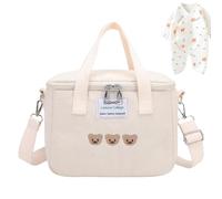 Générique Travel Diaper Tote Bag, Cute Nappy Storage, Large Capacity Bag with Sturdy Insulation Layer Design, Accessory with Compact Ergonomic Structure, Adjustable Compartment System, Diaper Tote