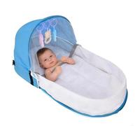 Générique Travel, Foldable Washable Portable Kids Bed with Canopy, Lightweight Reusable Travel for, Easy Setup Design, for Picnic Family Outings City Touring Birthday