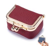 Générique Travel Jewelry Case, Genuine Leather Mini Jewelry Box, Mini Jewelry Travel Case, Jewelry Organizer Travel, Mini Travel Jewelry Box, Mini Jewelry Organizer (Red)