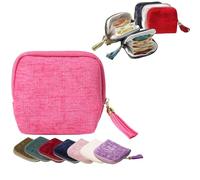 Générique Travel Jewelry Case, Portable Organizer for Rings Bracelets, Mini Jewelry Organizer for Traveling (Light Pink)