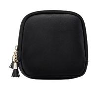 Générique Travel Jewelry Holder - Organise Accessories & Save Luggage Space Compact Case, Integrated Ring Roll + Necklace Hooks | Reinforced Microfibre Interior - For Rings Earrings & Bracelets