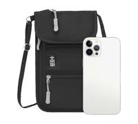 Générique Travel Passport Pouch, Anti-Theft Wallet Organizer, Secure Card Holder, 21x0.5x13cm, Mobile Phone Storage, Lightweight Slim Design, for Vacation, Hiking, Gym, Beach, Camping, Daily Commute