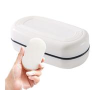 Générique Travel Soap Holder, Portable Storage Case, Double Layer Drain Tray, Leak Resistant Lid, Compact Size, Excellent for Camping, College Dorms, Gym, Hotel Showers, Or Road Trip Necessity