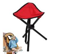 Générique Travel Stool, Lightweight Folding Set, 14.96x3.9in Portable Triangular Camp, Compact Foldable Design, Backpacking Stools for Hiking, Fishing, and Picnics