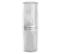 Générique Travel Toothbrush Cup Case, Portable Storage Container, Toothpaste Holder Box, Compact Hygiene Organizer, Durable Bathroom Accessory for Business Camping, 2.56x2.56x7.87 inches