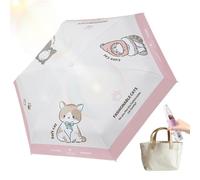 Générique Travel Umbrella - 6 Rib Cloth+alloy Folding Umbrella