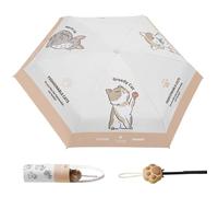 Générique Travel Umbrella - 6 Rib Cloth+alloy Folding Umbrella
