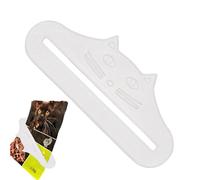 Générique Treat Dispenser for Cats, 3D Printing Feeding Pouch Squeezer, Pet Cat Treat Spoon Squeeze for Sauce Bag Kittens Dogs Home Kitchen Cooking