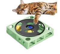 Générique Treat Puzzle Toys Cats, Interactive Cat Teaser and Dispenser, Kitten Box Enrichment Toy for Mental Stimulation, Playtime Indoor, Kittens, Small Pets, Home, 9.84x9.84x2.36 inches