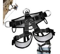 Générique Tree Climbing Harness - Adjustable Safety Belt Half Body Harnesses for Climbing - Strong Load-Bearing, Thick Protect Waist Belts for Fire Rescuing, Women & Men
