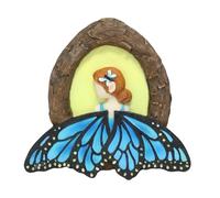 Générique Tree Decor Outdoor | Gllow in The Dark Butterfly Fairy Staatue - Resin Garden Figurrine,for Yard, Garden, Lawn, Patio, Fences